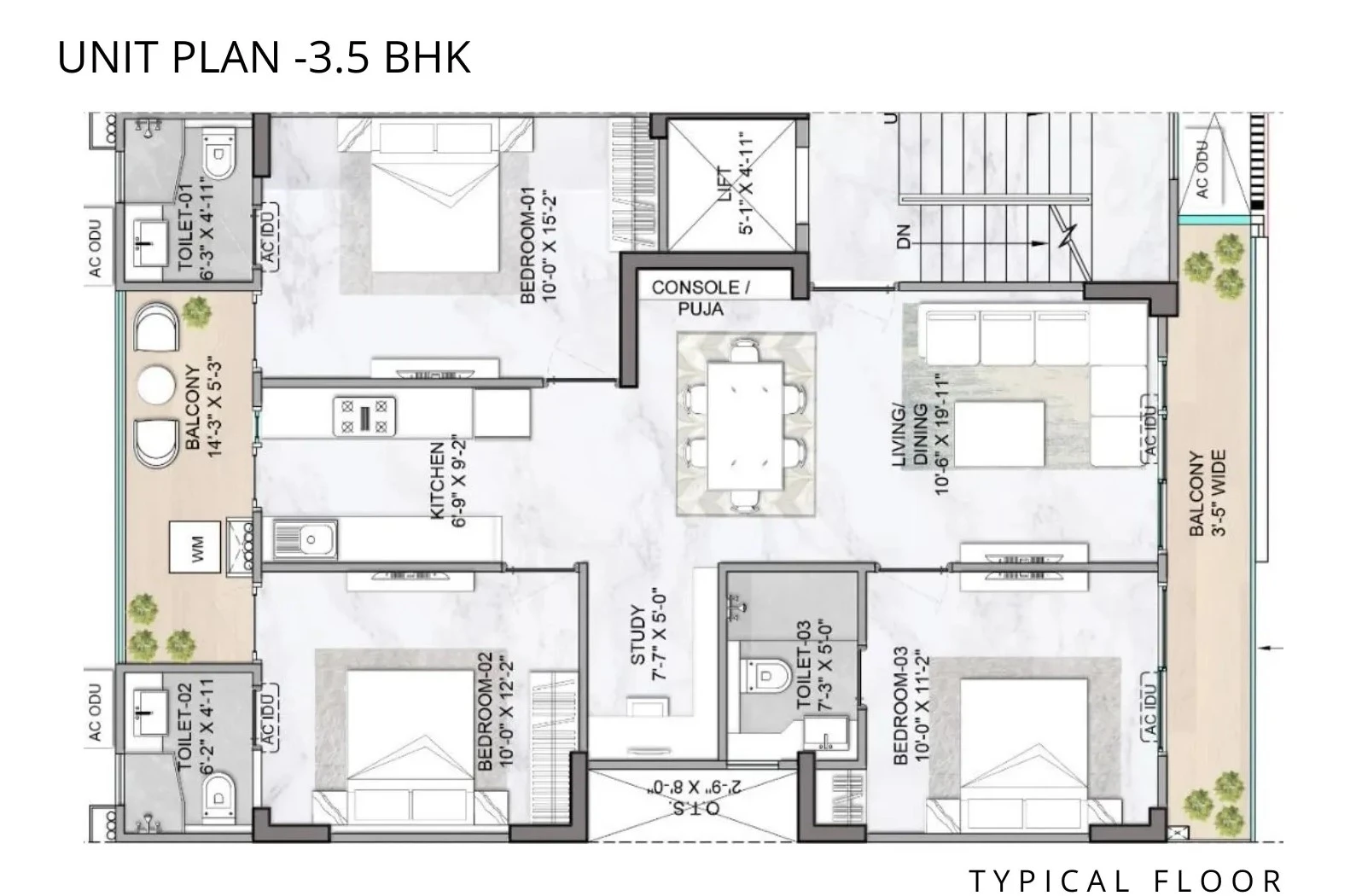 4.5 BHK
